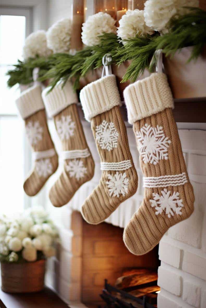 40+ Farmhouse Christmas Mantel Decor Ideas for a Merry Home