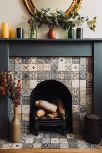 40 Charming Farmhouse Fireplace Tile Ideas You’ll Love