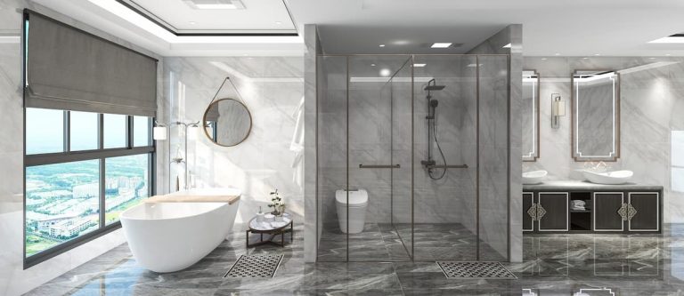 Porcelain Slabs for Shower Walls: Elevate Your Bathroom Design