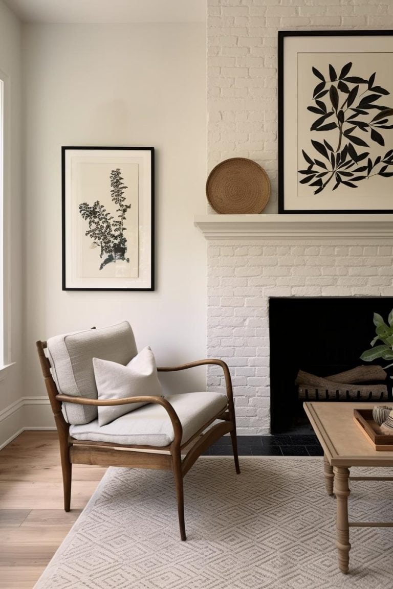 40 Beautiful White Brick Fireplace Ideas for a Bright Living Room