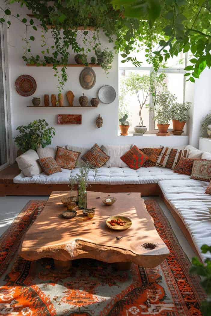 boho - more ideas @ https: boho-living-room-design ... 40+ Boho Living Room Ideas To Create a Dreamy Oasis