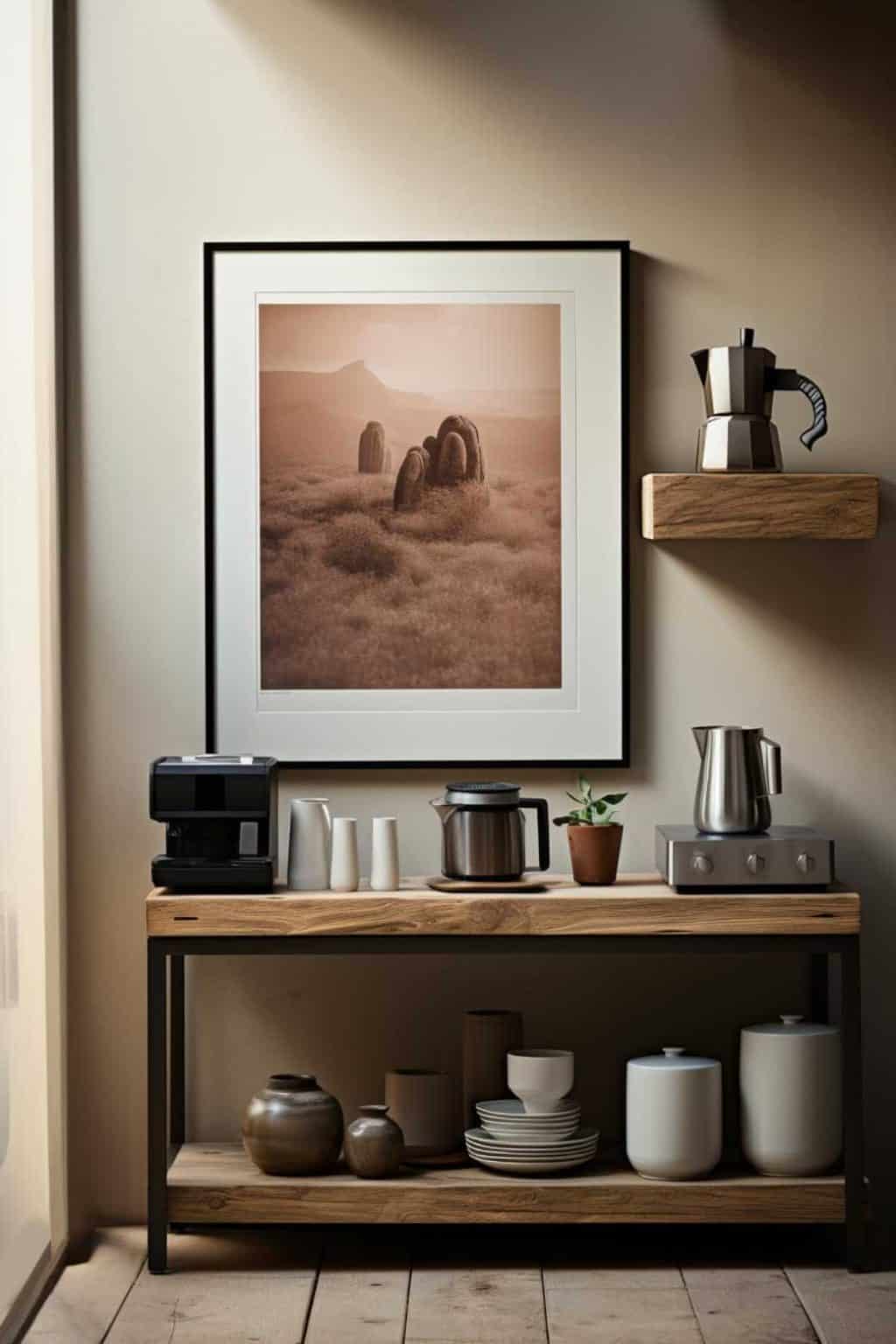 30 Farmhouse Coffee Bar Ideas: Enjoy Your Morning Brew in Style!