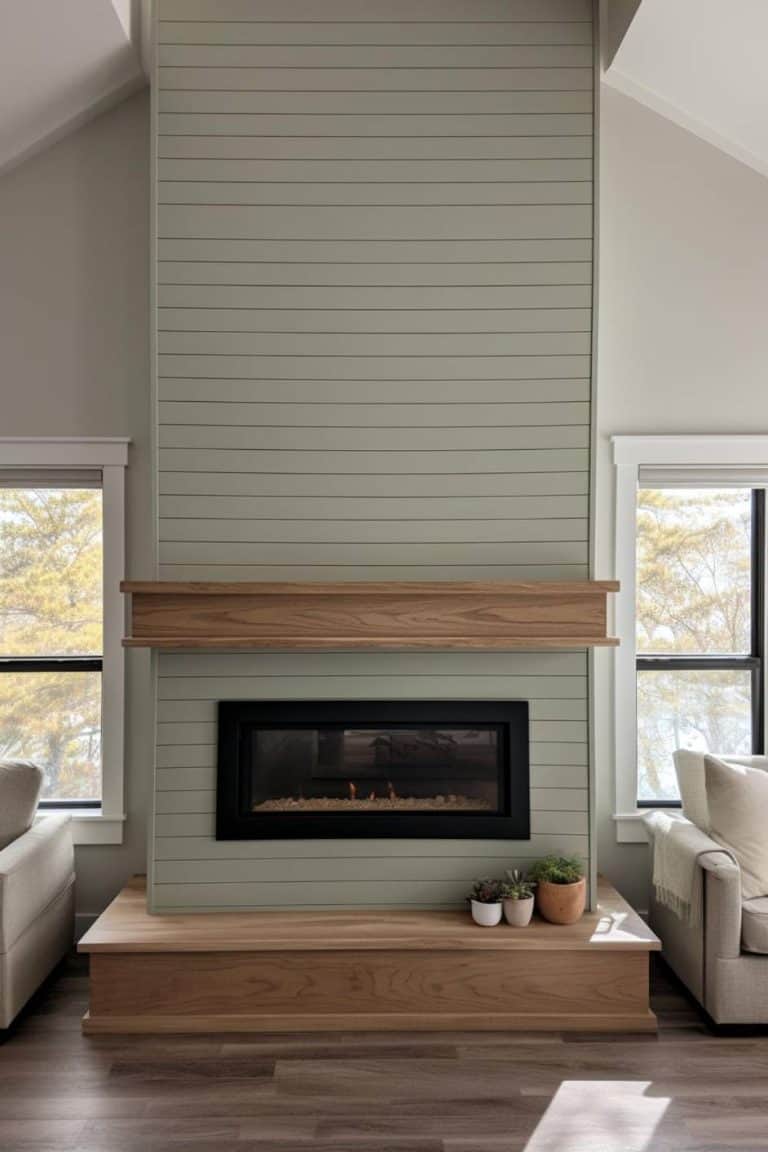 40+ Shiplap Fireplace Ideas for Your Home