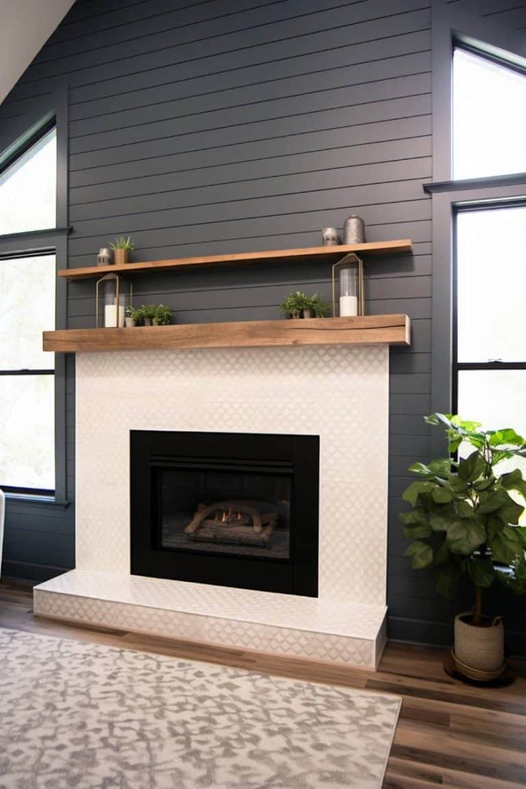 40+ Shiplap Fireplace Ideas for Your Home