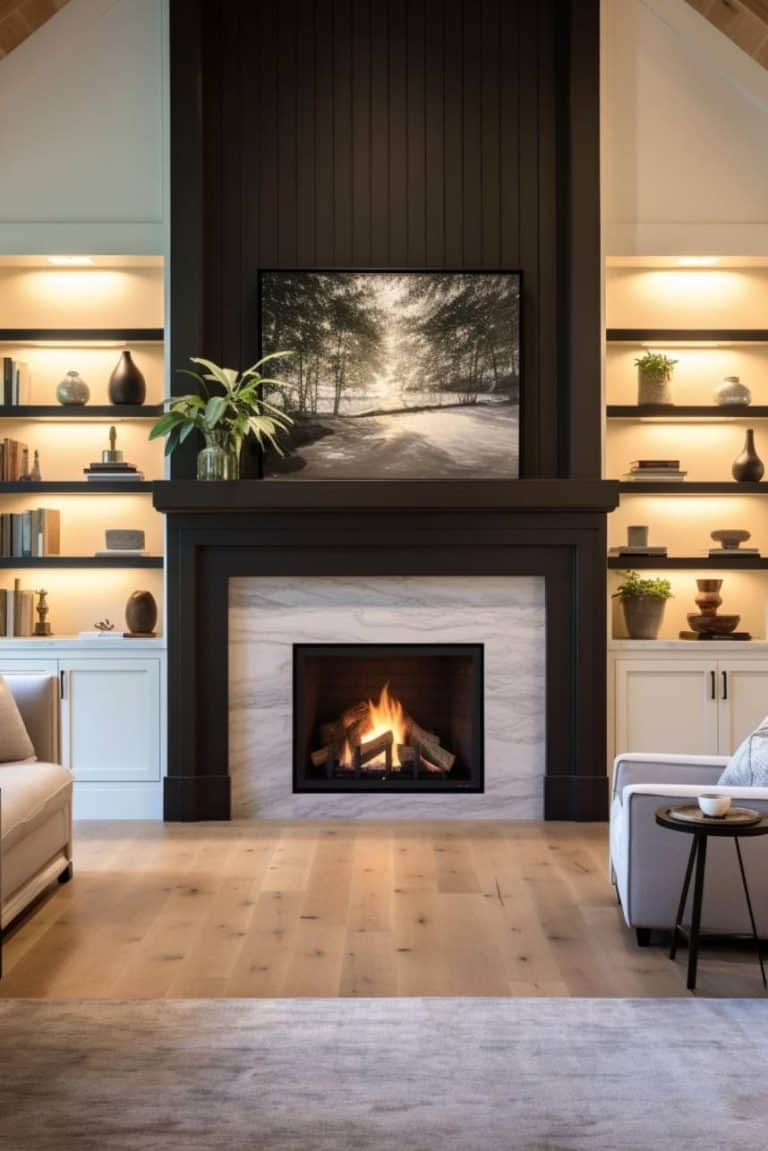 40+ Shiplap Fireplace Ideas for Your Home