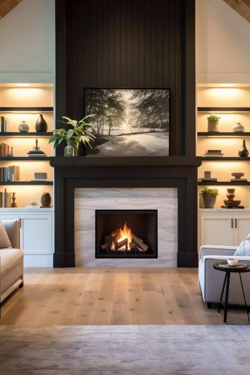 40+ Shiplap Fireplace Ideas for Your Home