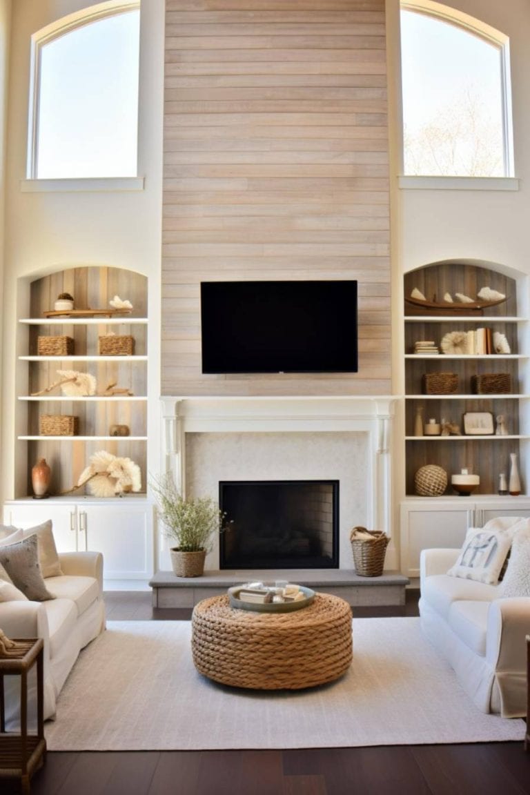 40+ Shiplap Fireplace Ideas for Your Home