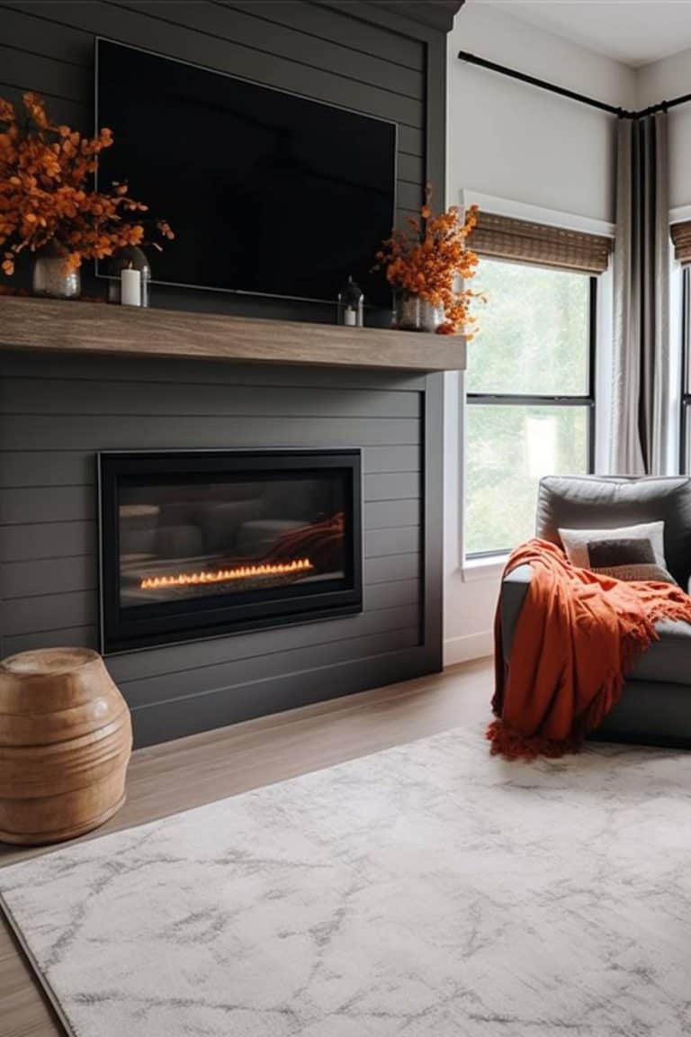 40+ Shiplap Fireplace Ideas for Your Home