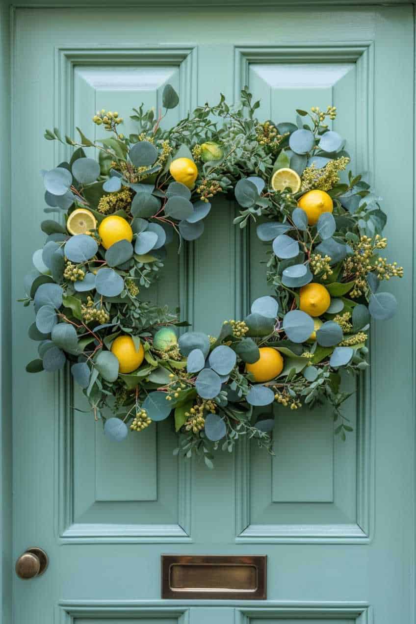 32 Gorgeous Summer Wreath Ideas To Brighten Up Front Doors