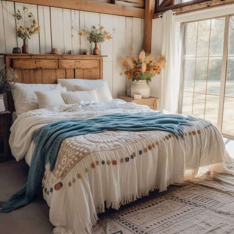 40 Boho Farmhouse Bedroom Ideas: Pastoral Charm With Boho Chic!