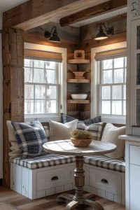 40+ Farmhouse Breakfast Nook Ideas for Cozy Mornings