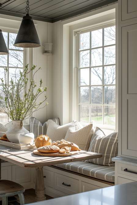 40+ Farmhouse Breakfast Nook Ideas for Cozy Mornings