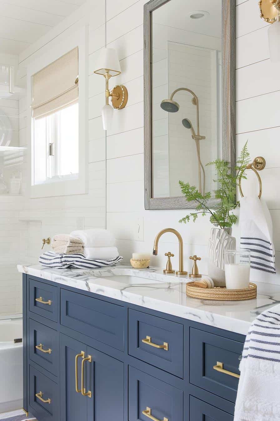 40 Coastal Bathroom Ideas: Transform Your Space into a Seaside Oasis