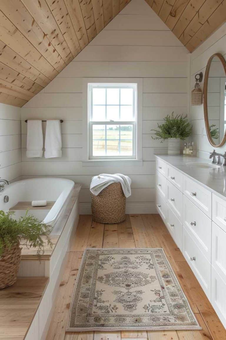 40 Shiplap Bathroom Ideas To Add Charm to Your Space
