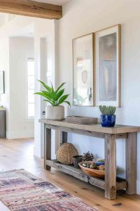 40 Farmhouse Entry Table Decor Ideas for a Warm Welcome