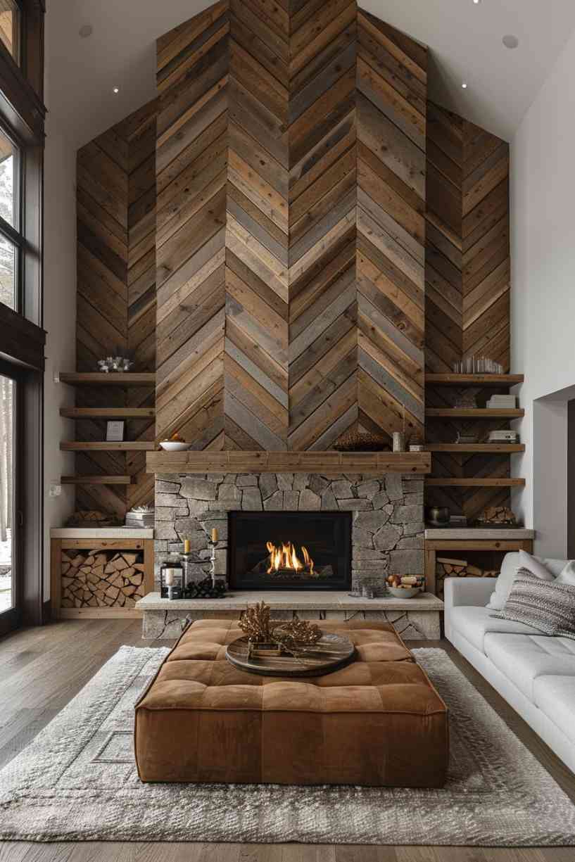35 Fireplace Accent Wall Ideas for a Cozy Home Touch