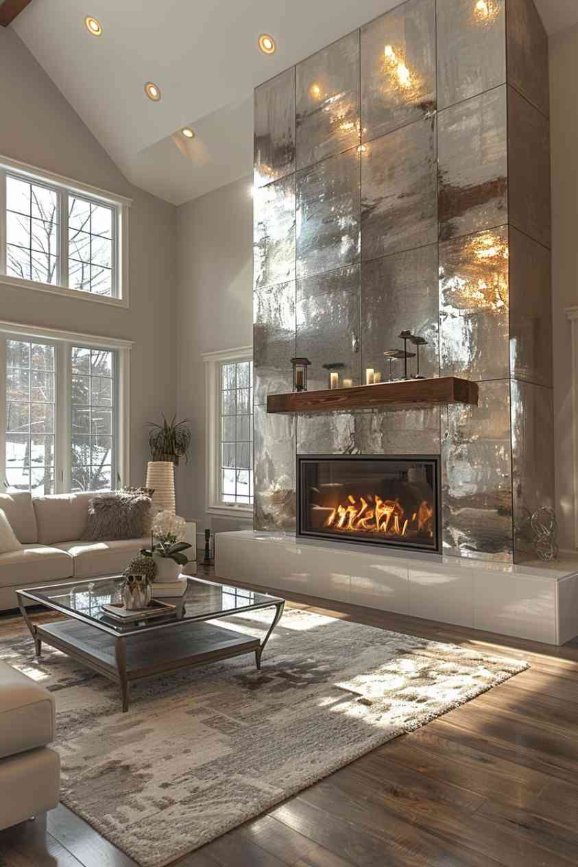 35 Fireplace Accent Wall Ideas for a Cozy Home Touch