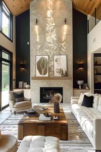 35 Fireplace Accent Wall Ideas for a Cozy Home Touch
