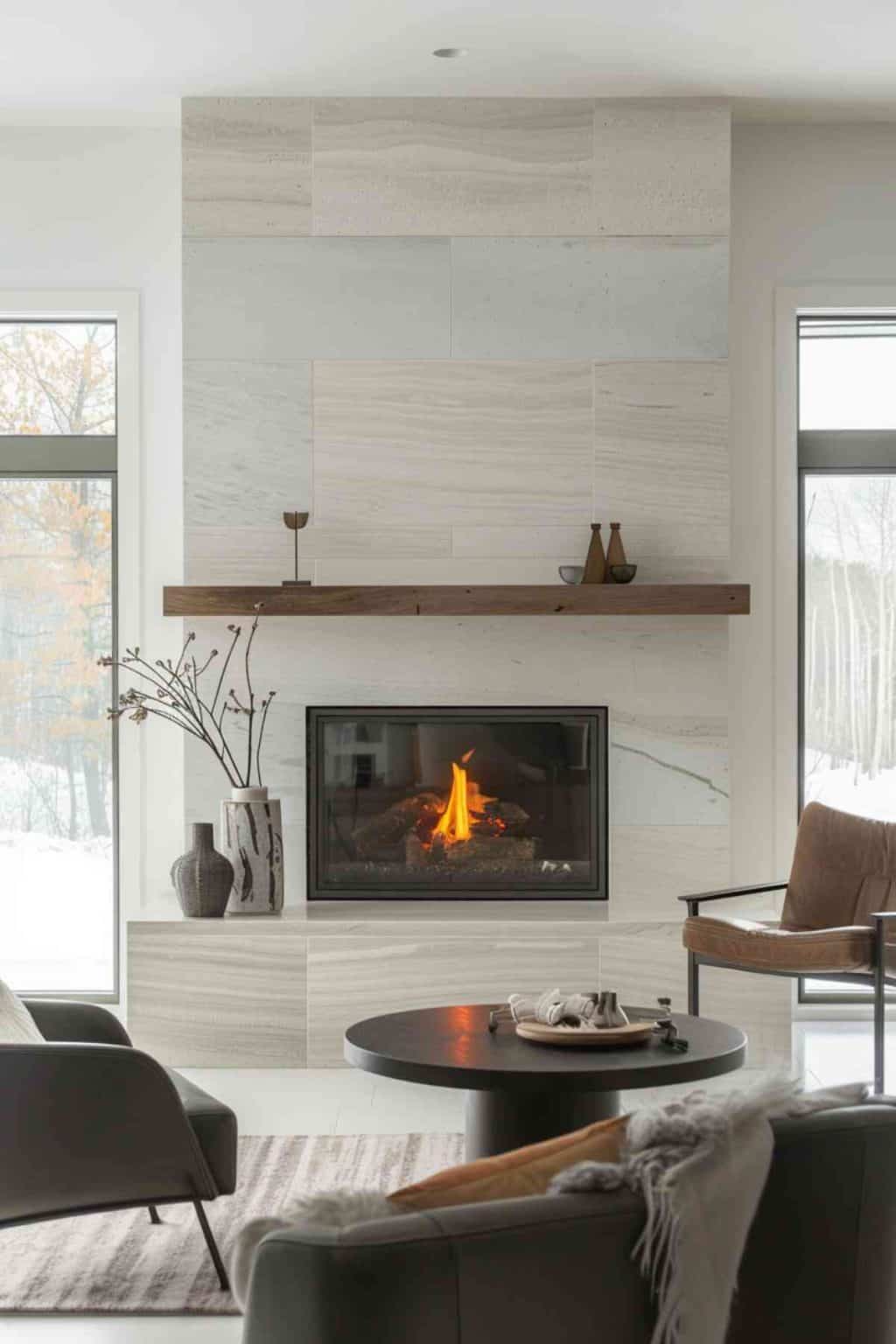 40 Modern Mantel Decor Ideas To Elevate Your Fireplace With Style 40 Modern Mantel Decor Ideas To Elevate Your Fireplace With Style