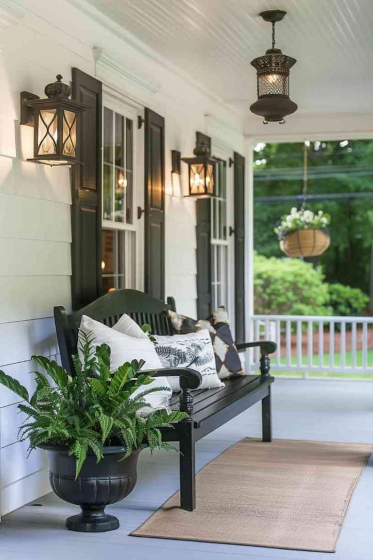 45 Small Front Porch Decor Ideas To Maximize Your Curb Appeal