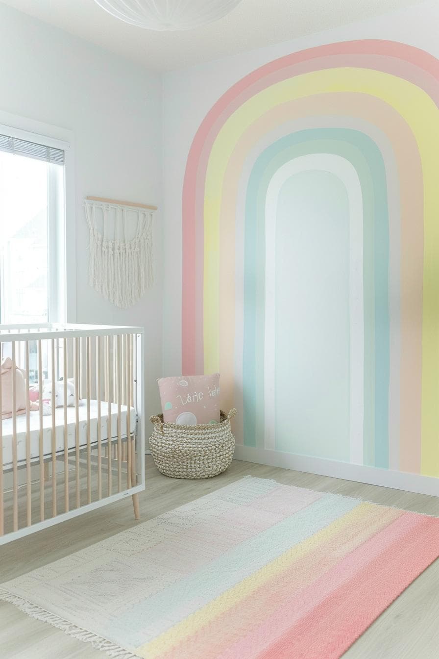 Picture of 43 Accent Walls for Nursery: Give Your Baby's Room a Makeover!