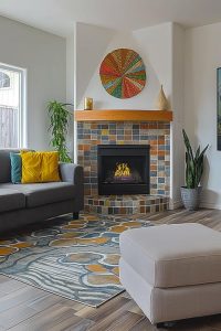 40 Corner Fireplace Ideas To Enhance Your Home's Cozy Corners