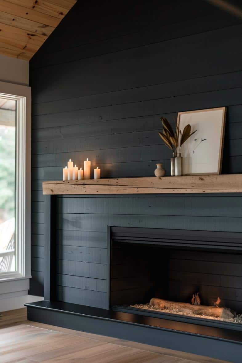 40 Dark Shiplap Walls To Elevate Your Home Interiors