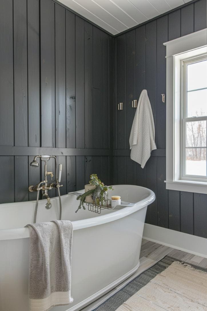 40 Dark Shiplap Walls To Elevate Your Home Interiors