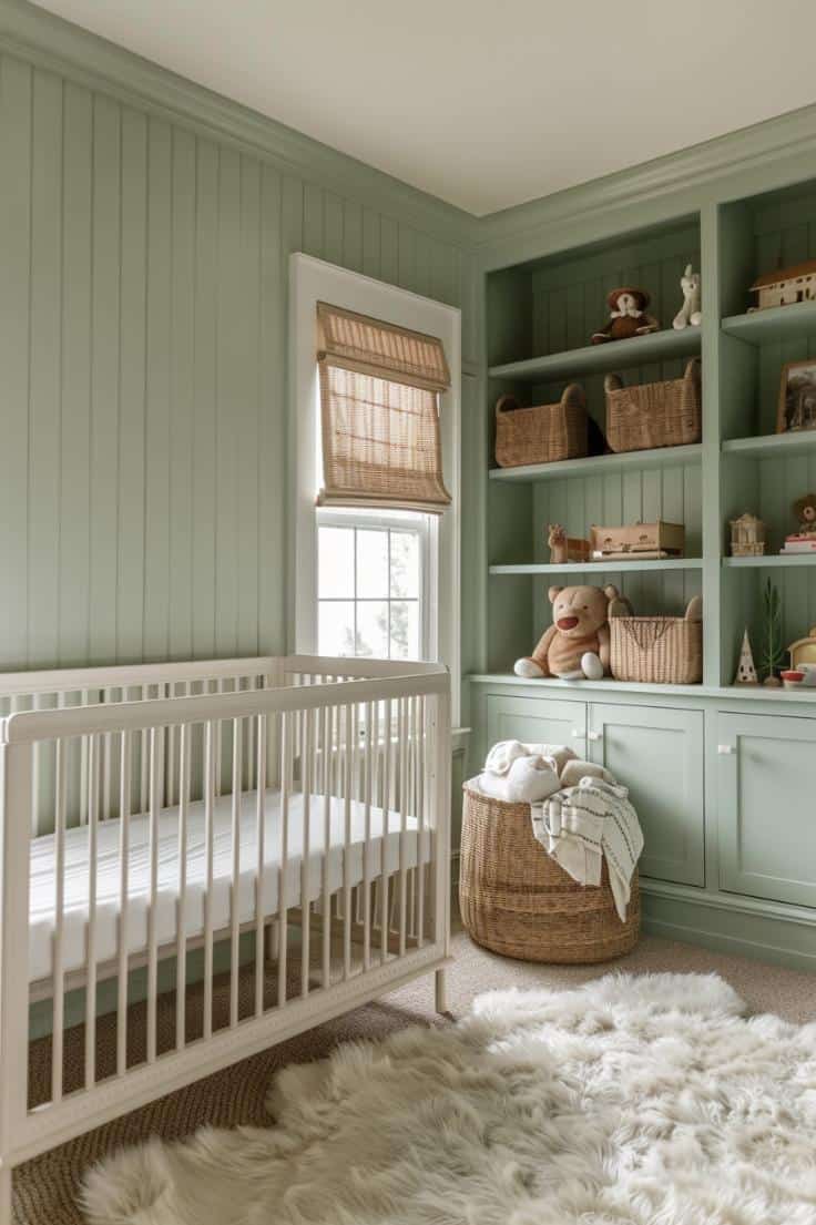 35 Sage Green Nursery for a Soothing Space for Your Baby