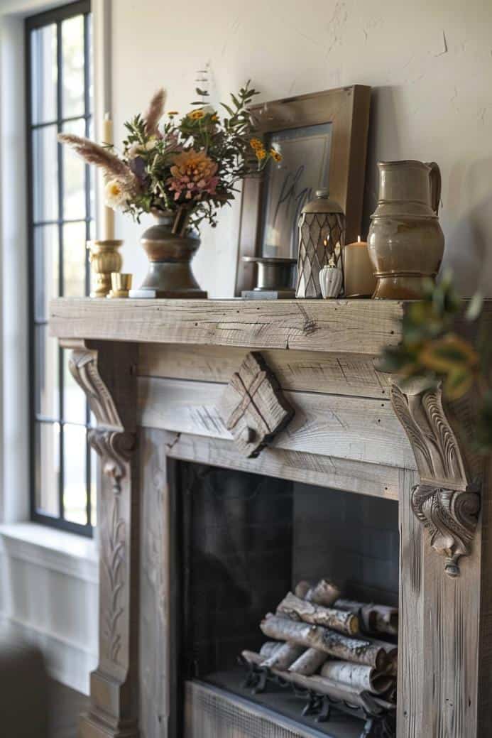 40 Wood Mantel Ideas to Enhance Your Fireplace