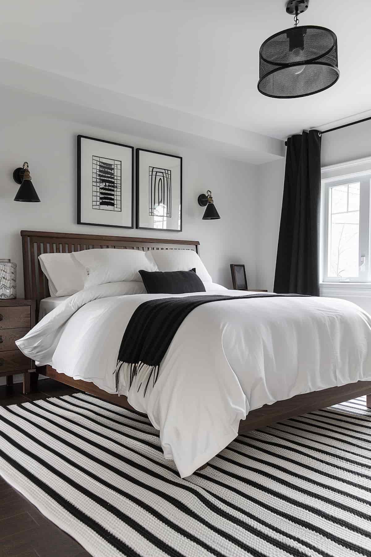 Bedroom Images Black And White