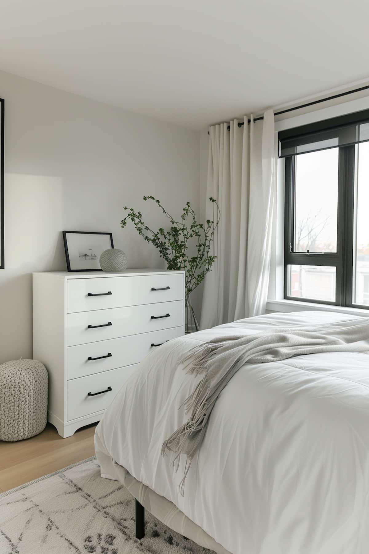 40 Black and White Bedroom Ideas for Monochromatic Inspiration