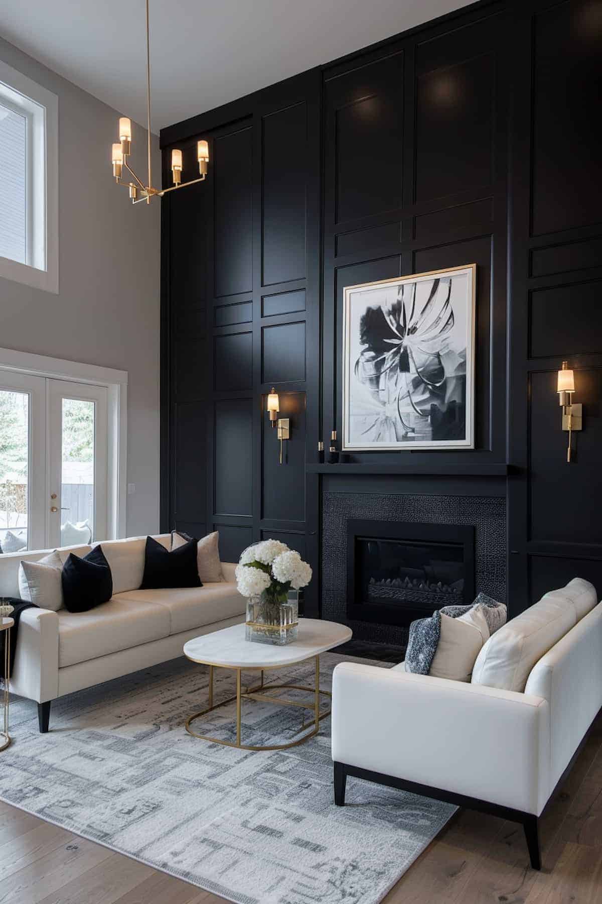 40 Black Living Room Ideas for an Elegant, Sophisticated Space