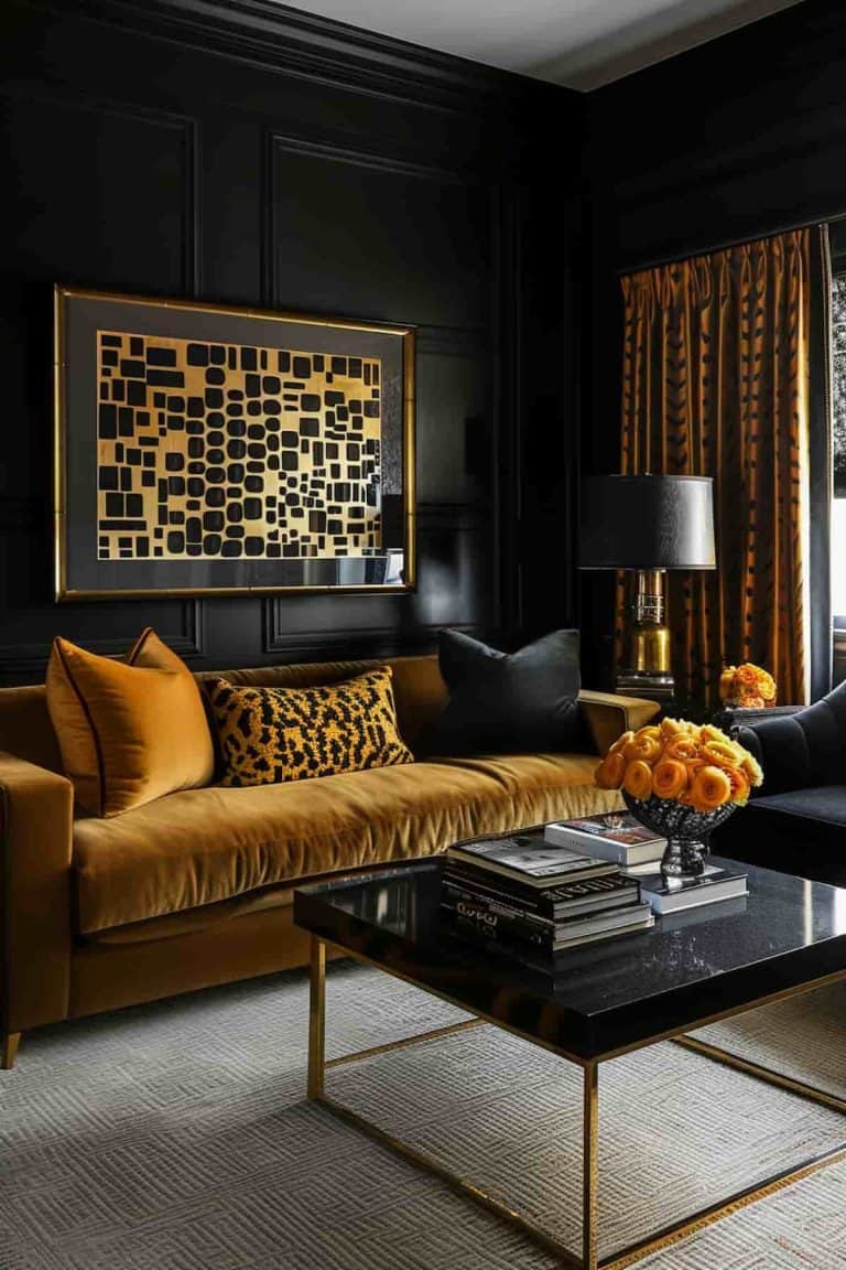 40 Black Living Room Ideas for an Elegant, Sophisticated Space