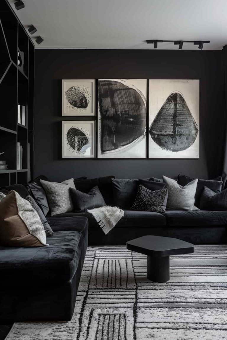 40 Black Living Room Ideas for an Elegant, Sophisticated Space