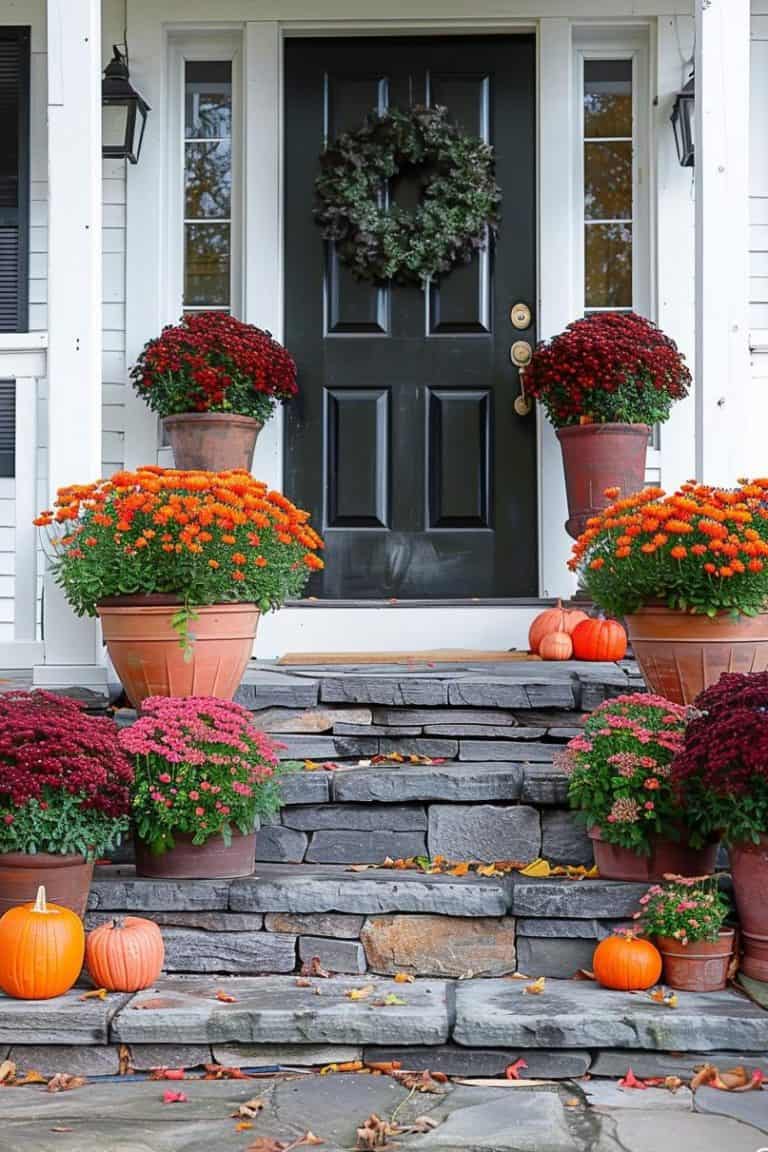 45 Fall Porch Decor Ideas To Liven Up Your Home Entrance