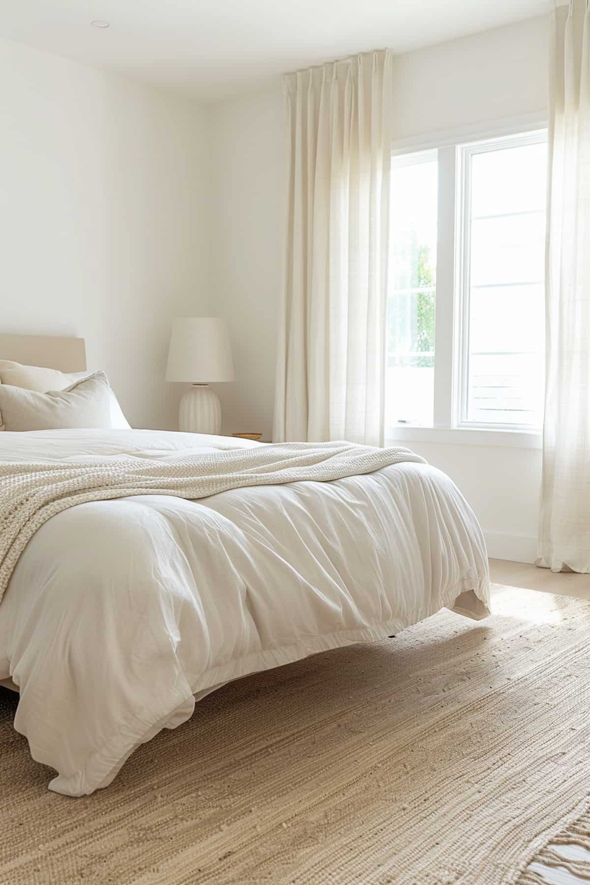 Handmade Checkered Wool Rug, Modern Cream and Black Area Rug ... - Etsy - Minimalist Areas Rug Ideas