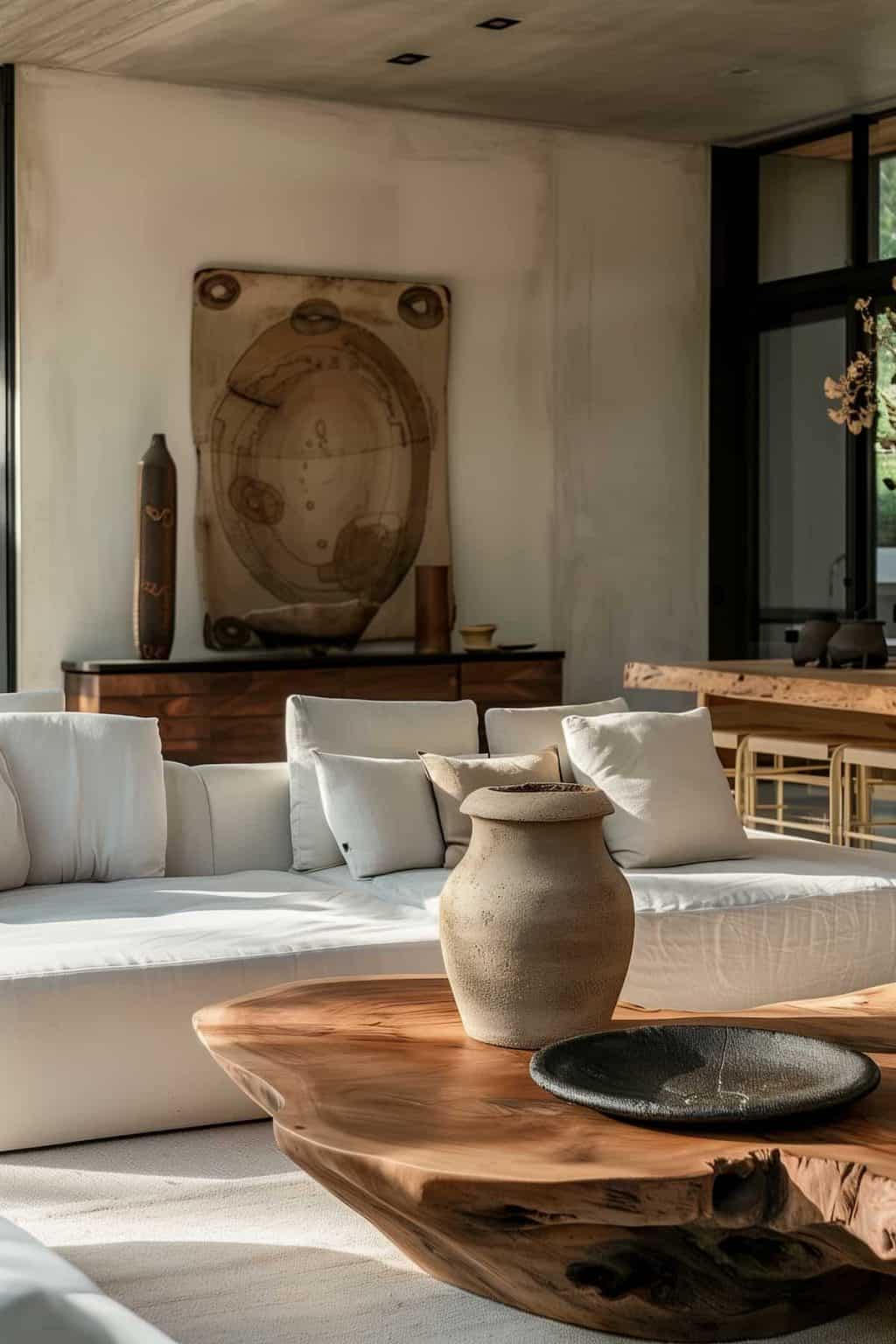 18 Modern Organic Living Rooms: Bring the Outdoors In