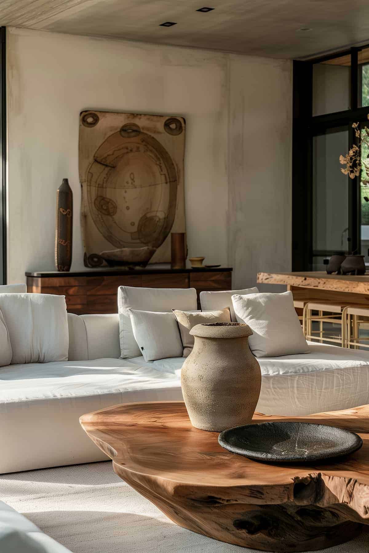 18 Modern Organic Living Rooms: Bring the Outdoors In