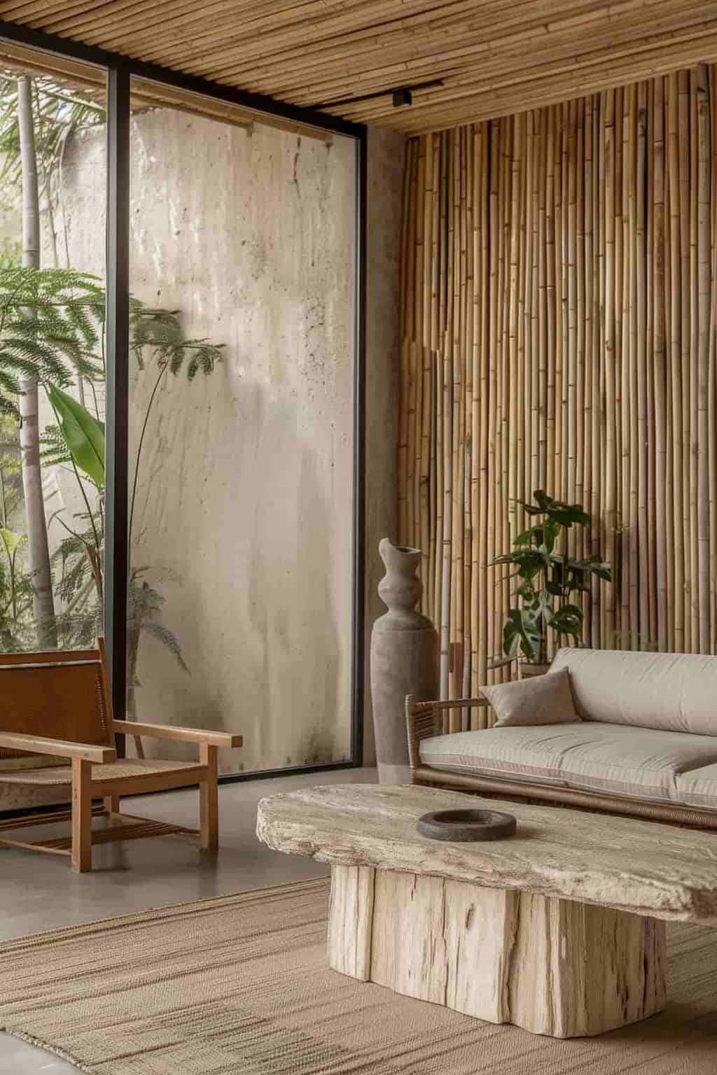 18 Modern Organic Living Rooms: Bring the Outdoors In