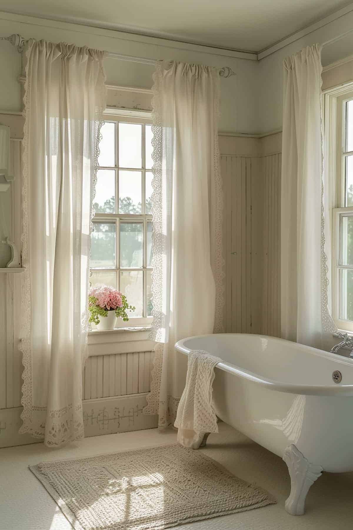 View of 40 French Country Bathroom Ideas To Transform Your Space With Charm