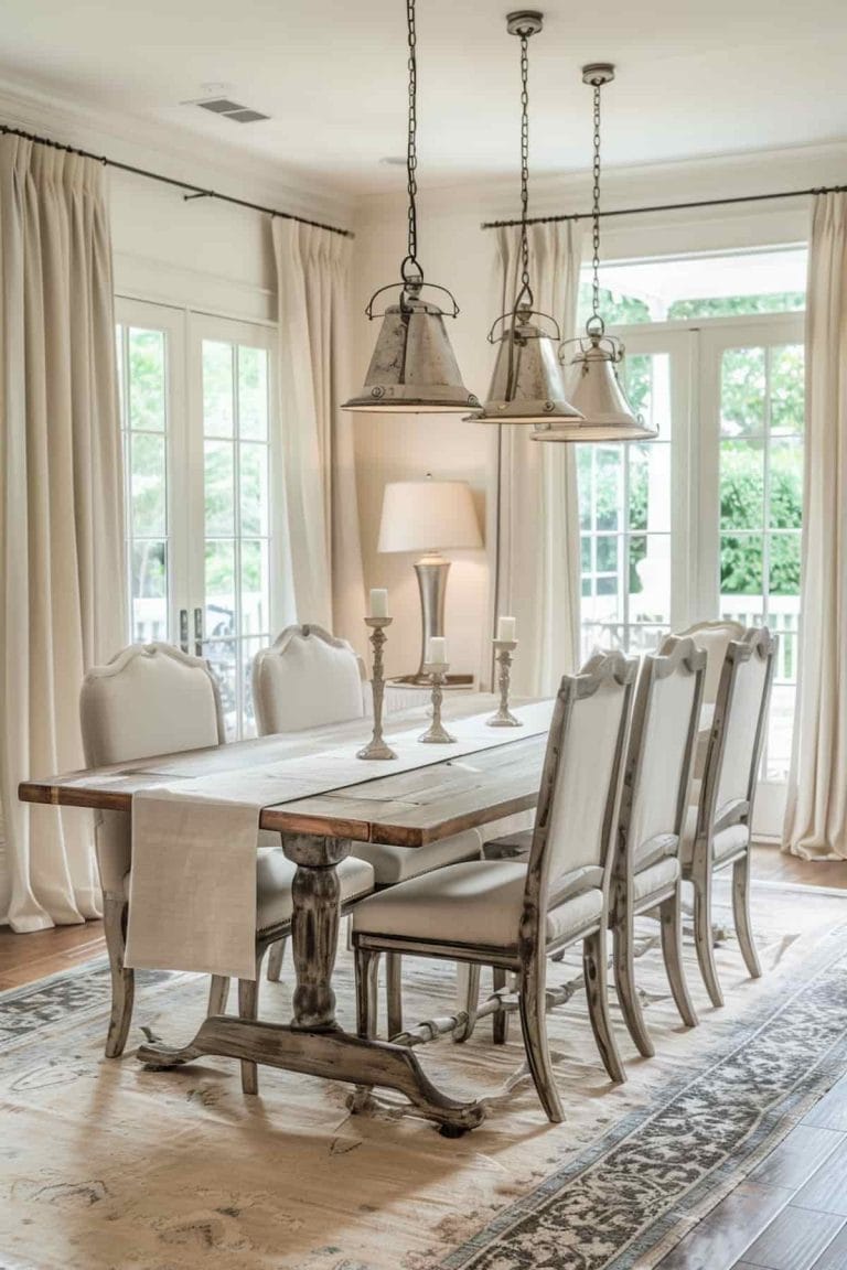 40 French Country Dining Room Ideas That Combine Luxury and Coziness
