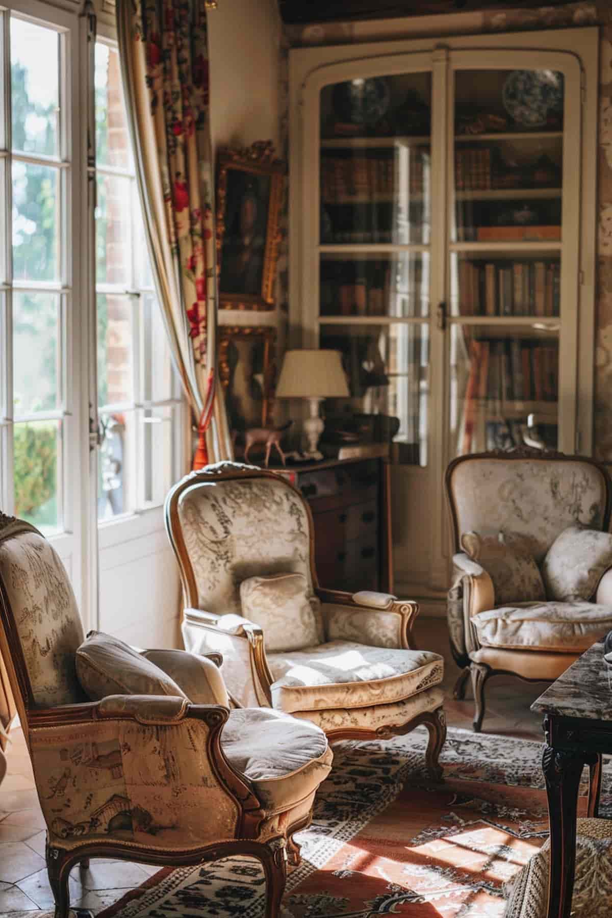 36 French Country Living Room Ideas That Embody Rustic Elegance