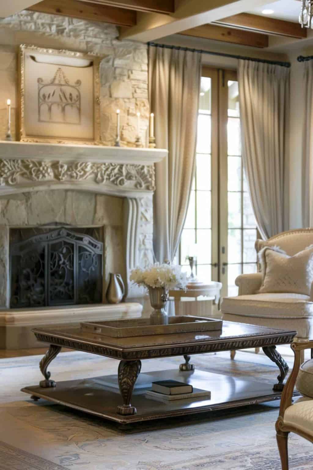 36 French Country Living Room Ideas That Embody Rustic Elegance