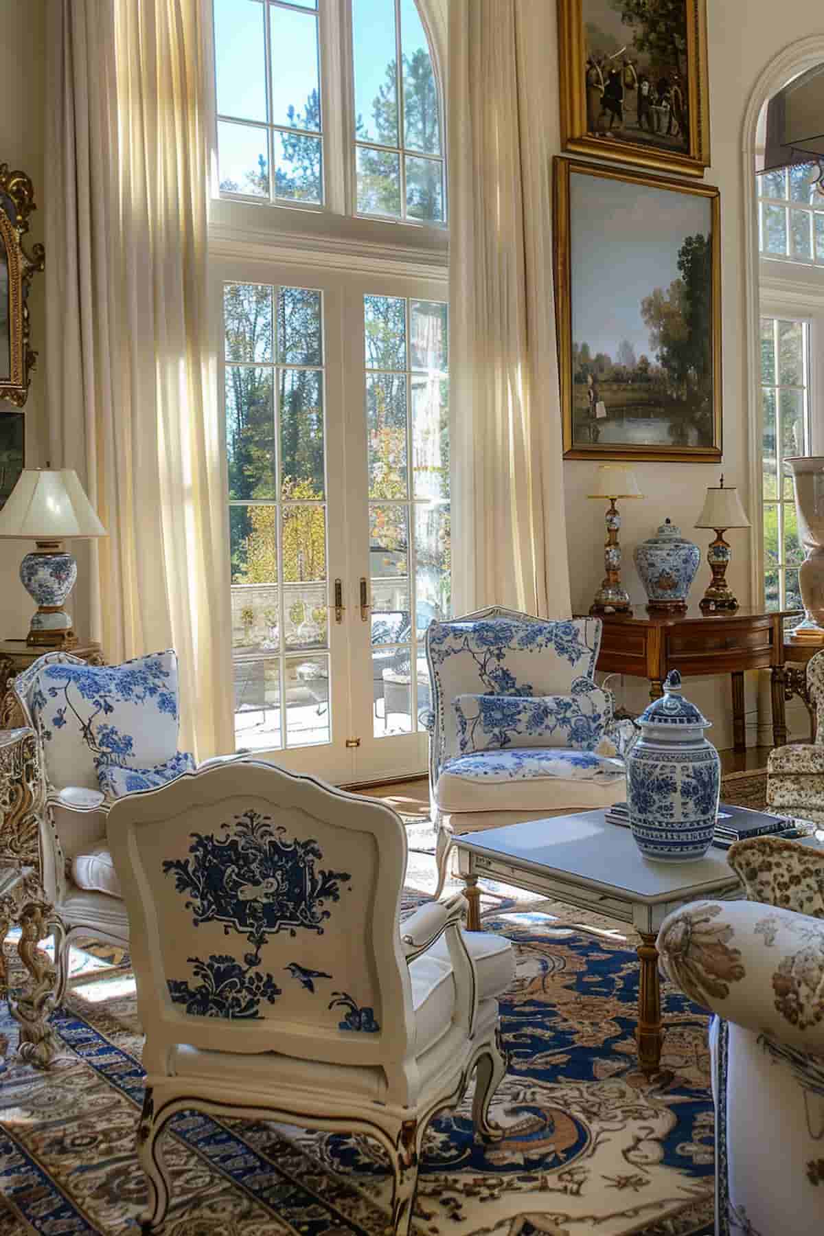 36 French Country Living Room Ideas That Embody Rustic Elegance