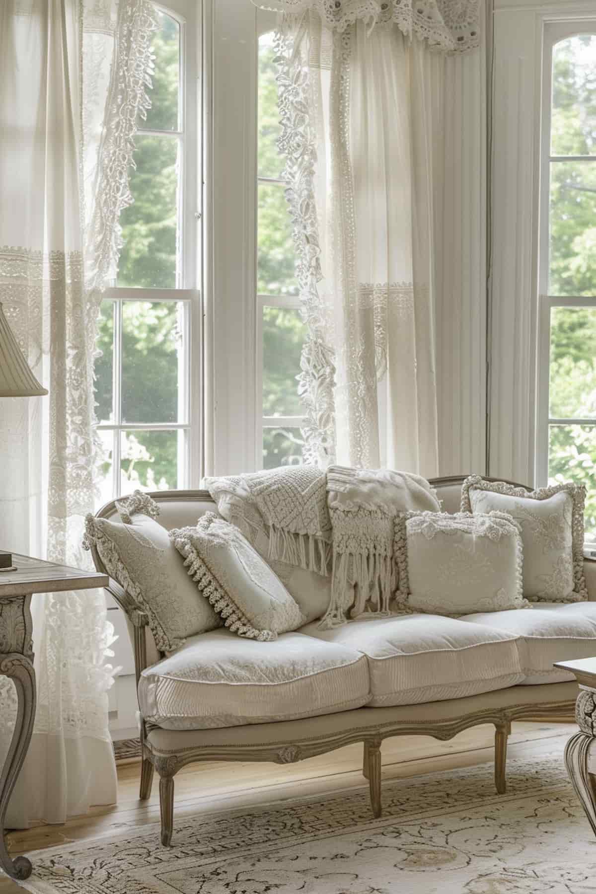 Cozy Rustic French Country Living Room: Warm Elegance in Every Detail