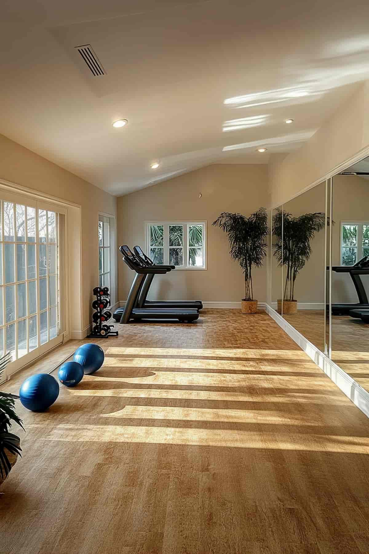 Above Garage Gym Ideas