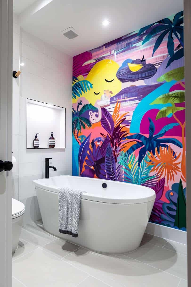 40 Bathroom Accent Wall Ideas to Transform Your Space