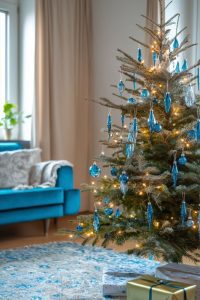 28 Blue Christmas Tree Decorations for a Unique, Magical Holiday