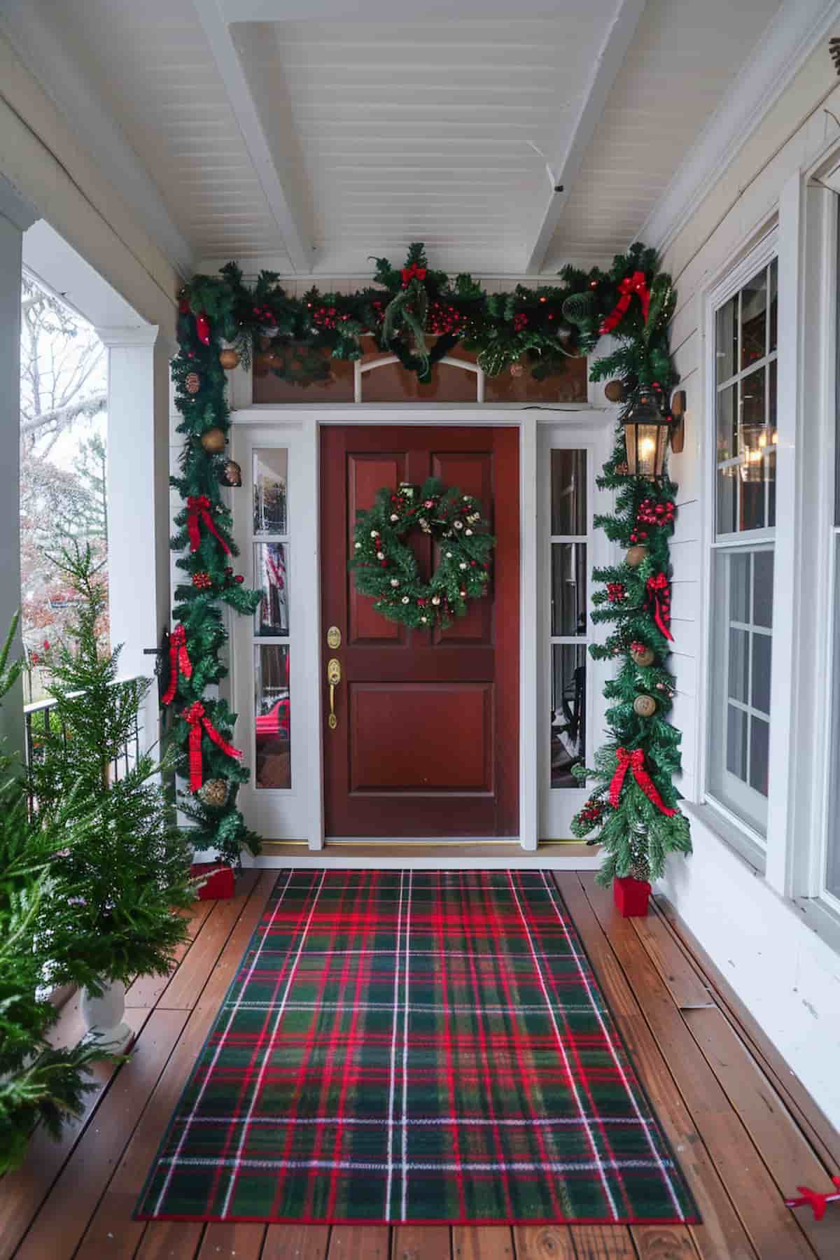 40 Christmas Front Porch Decor Ideas for a Festive Welcome